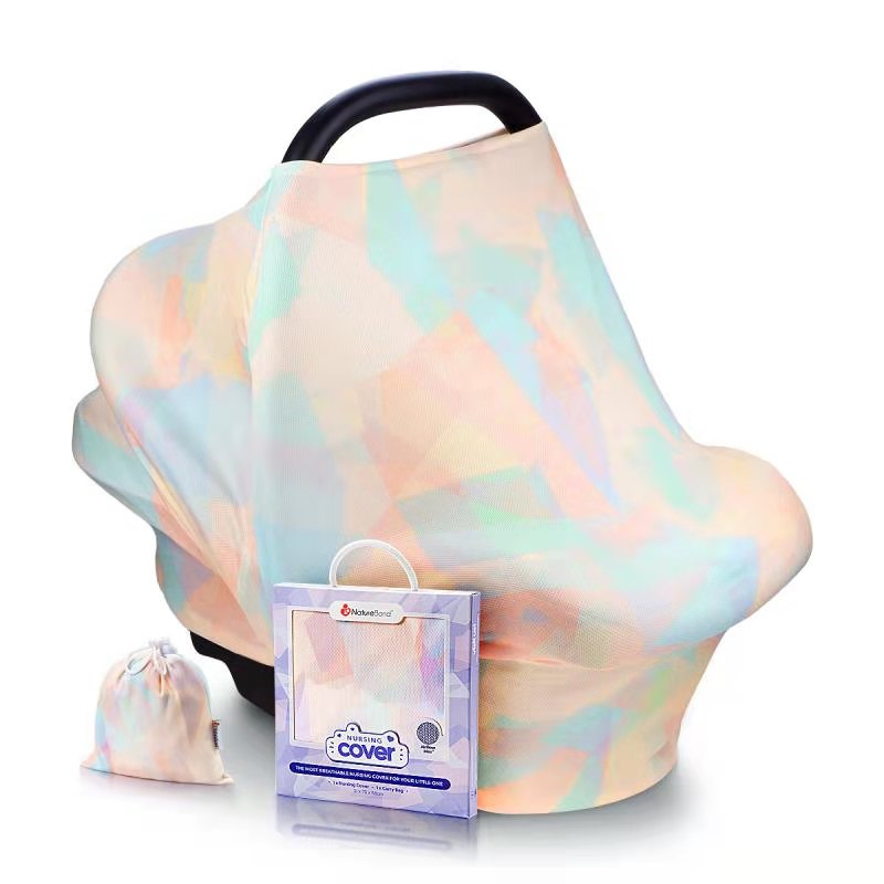 Breastfeeding Nursing Cover (Sunset Orange)