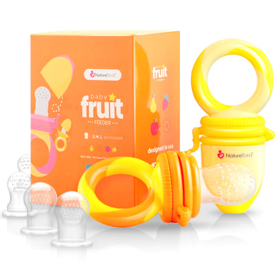 Baby Food/Fruit Feeder (Pink & Yellow Set)