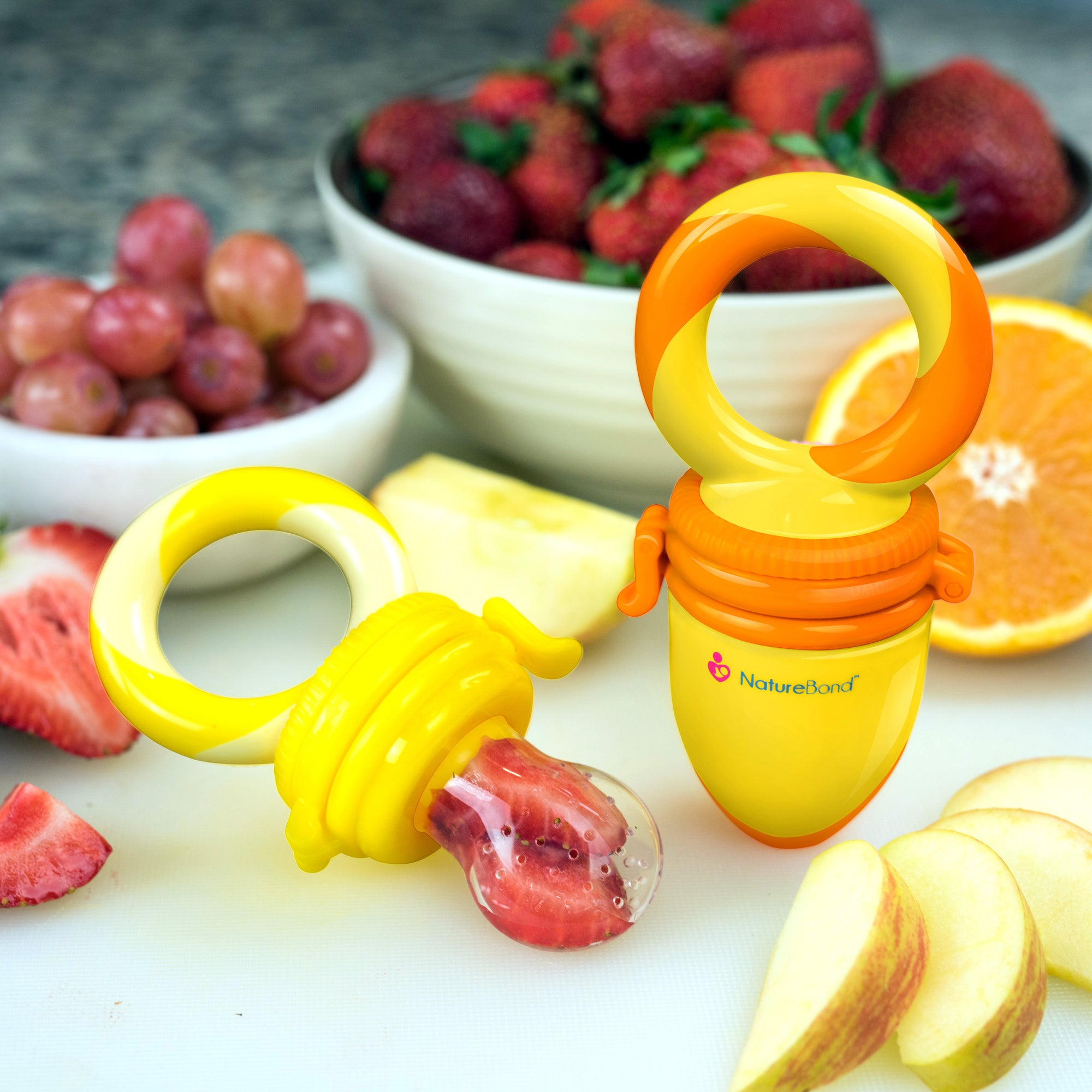 Silicone Teats/Sacs for Baby Food Feeder - Value Pack (6 Pcs)