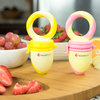 Baby Fruit & Food Feeder - Peach Pink & Lemonade Yellow